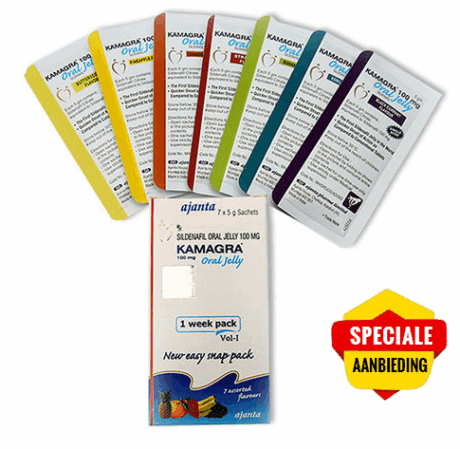 Kamagra Oral Jelly Anbieding - 3 Pak (21 Zakjes)